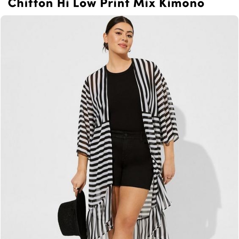 Torrid Chiffon Kimono